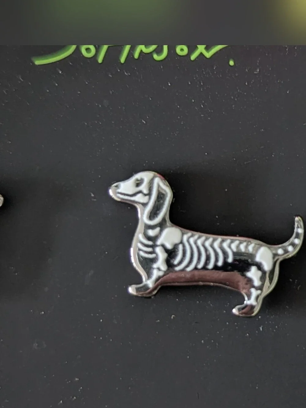 Betsey Johnson playful dachshund